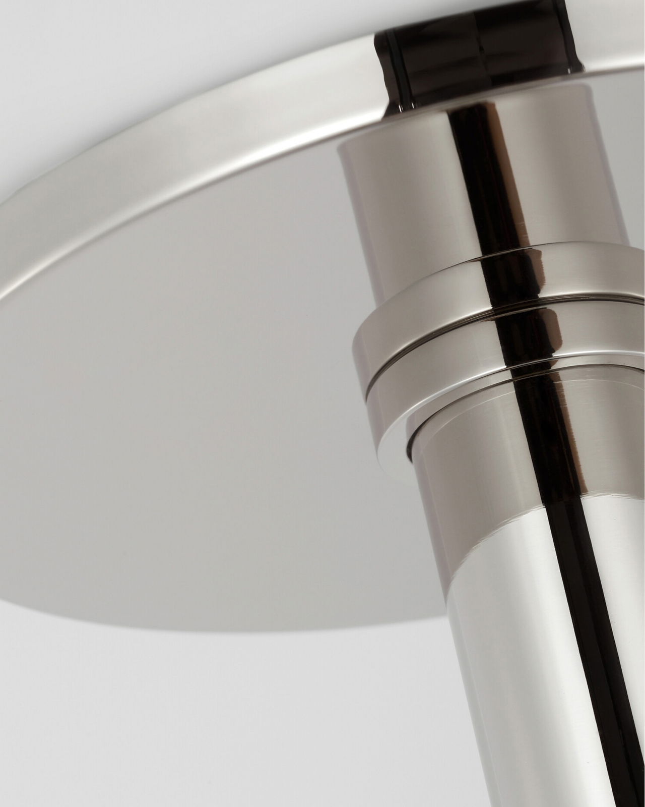 Rousseau Monopoint Flush Mount Polished Nickel