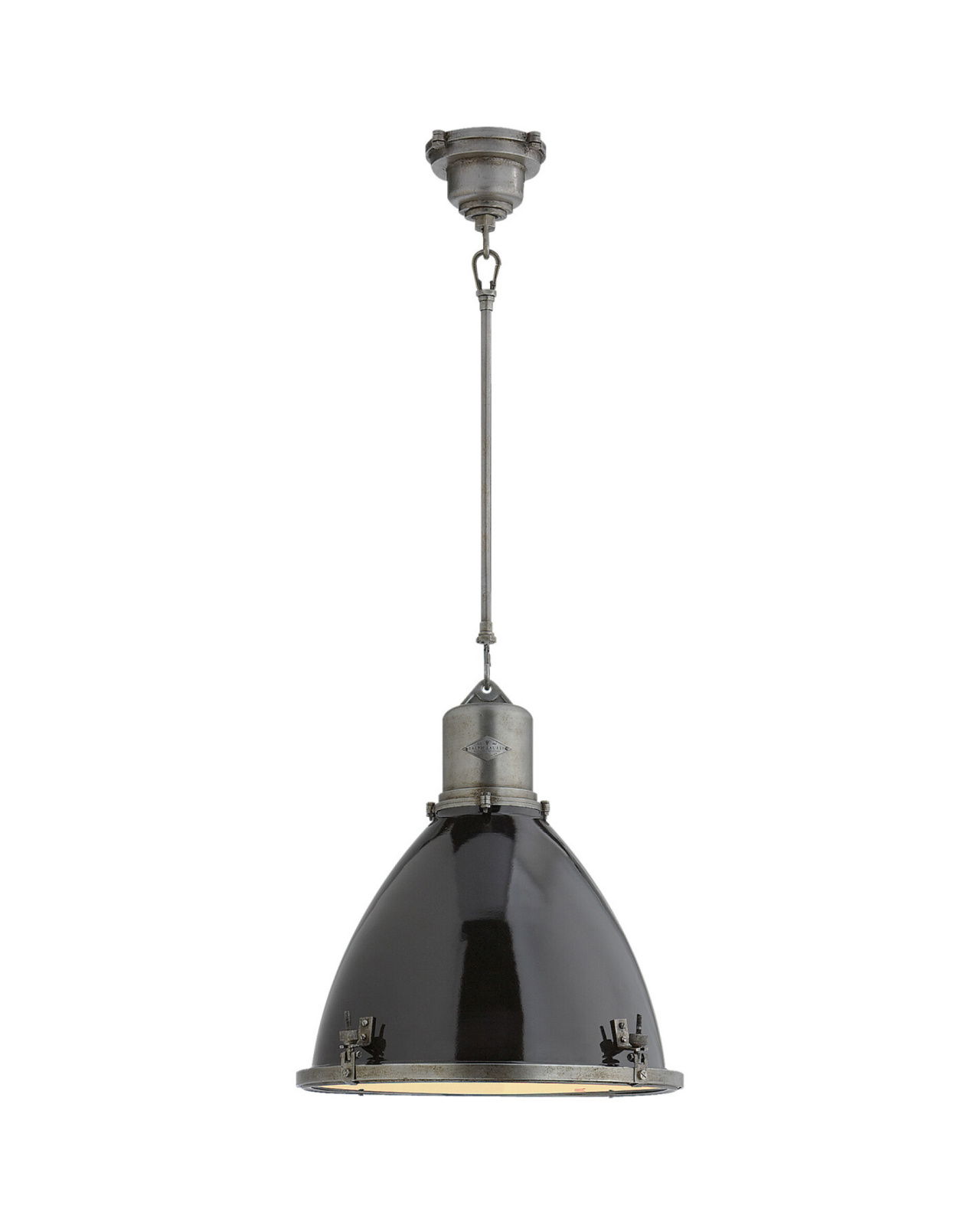 Fulton Pendant Industrial Steel/Black