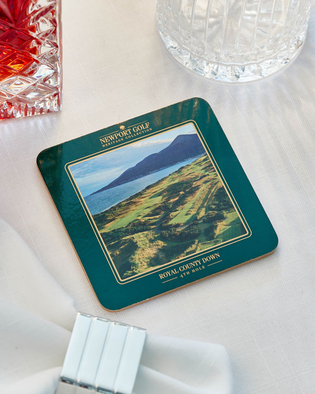 Clubhouse glasunderlägg grön 6-pack