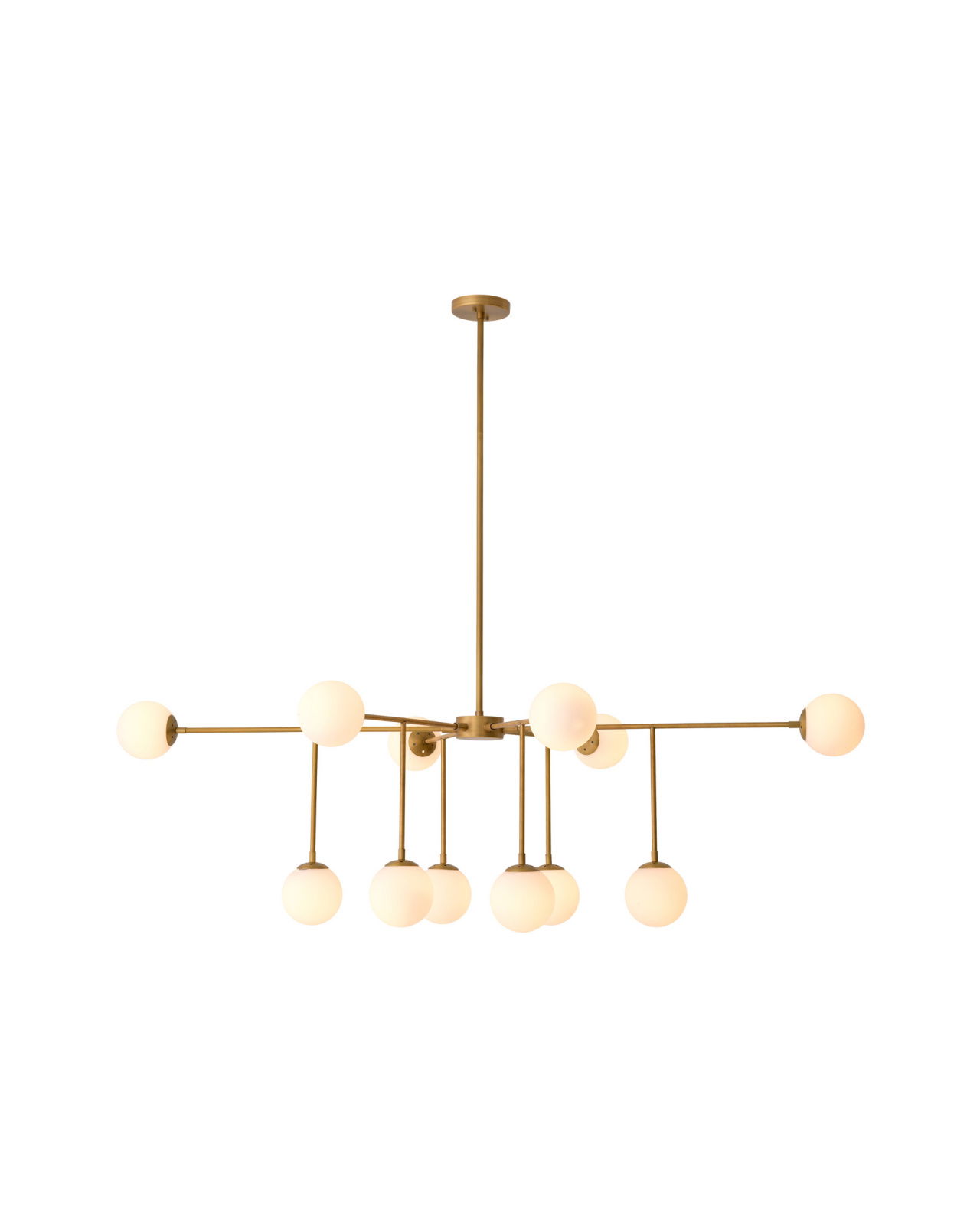 Aram taklampa antik mässing