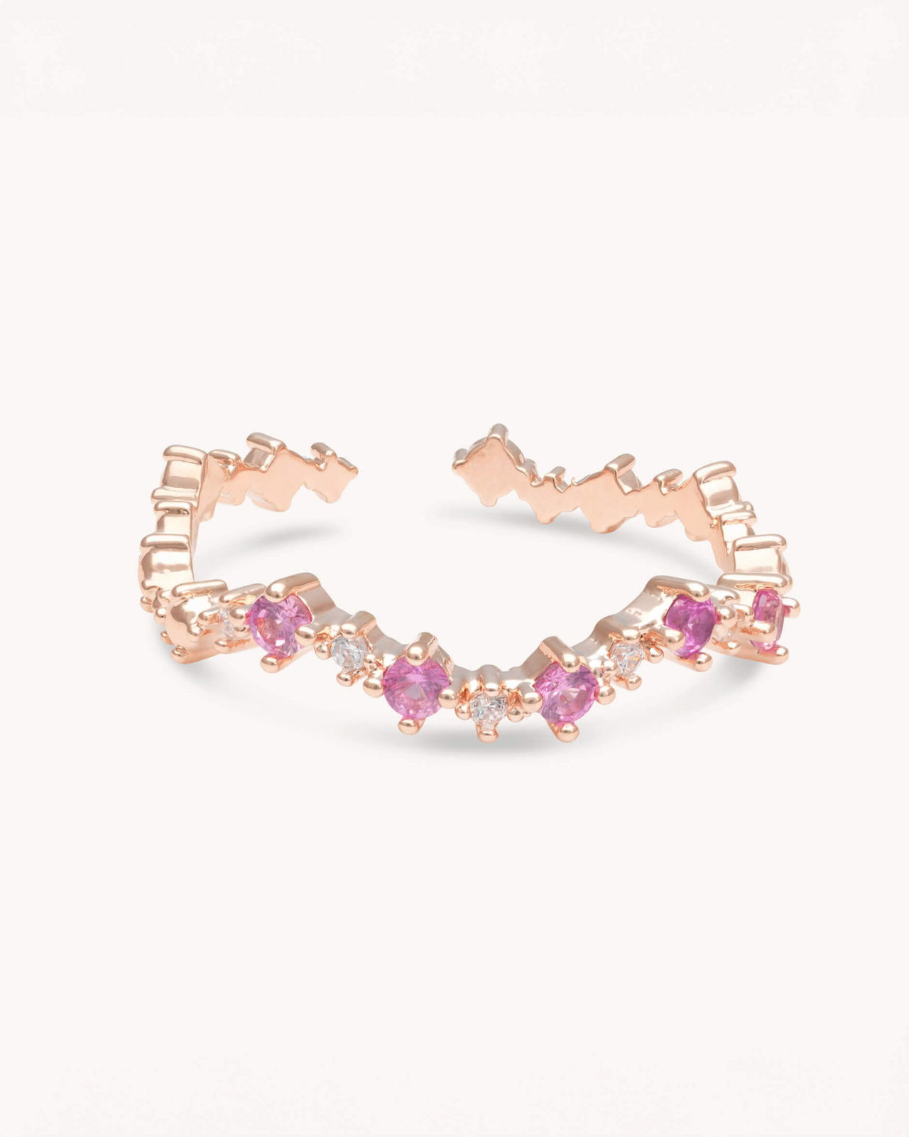 Petite Capella Ring Pink Ruby