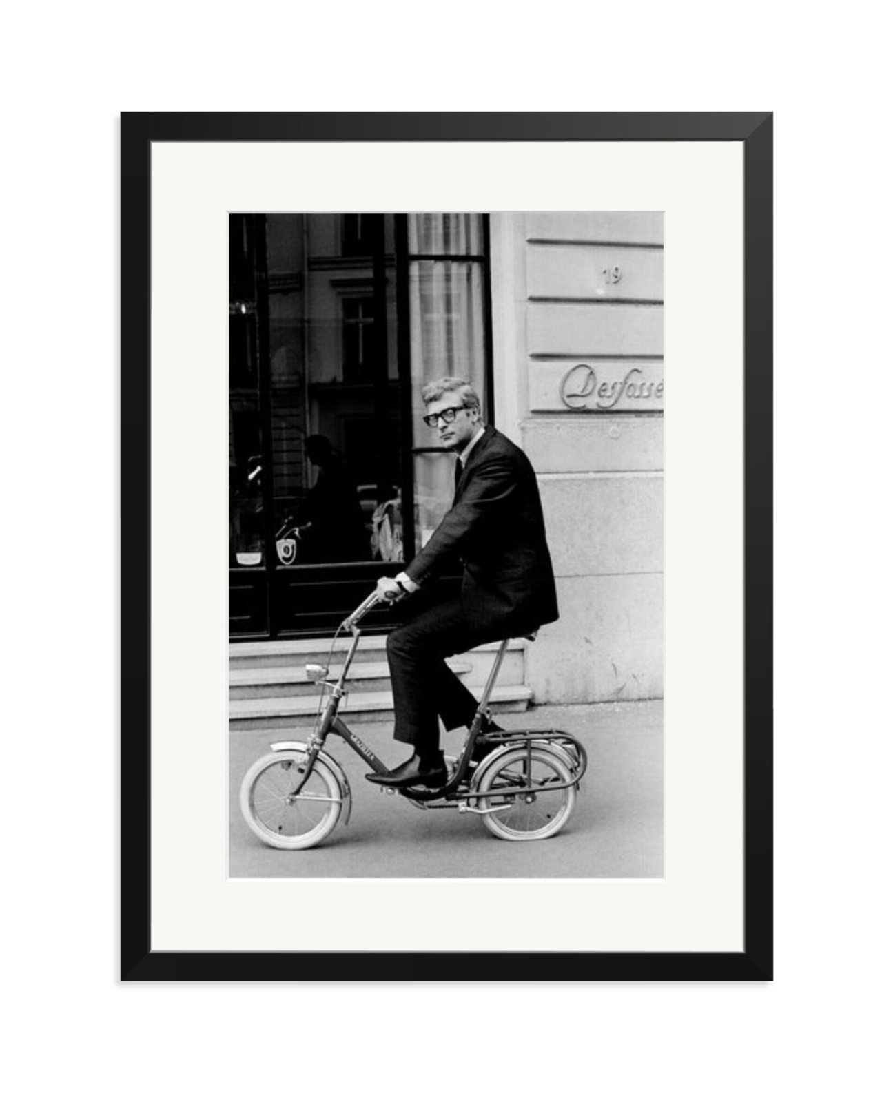 Michael Caine on His Bike Black / XL