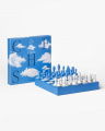 Clouds Chess Blue/White