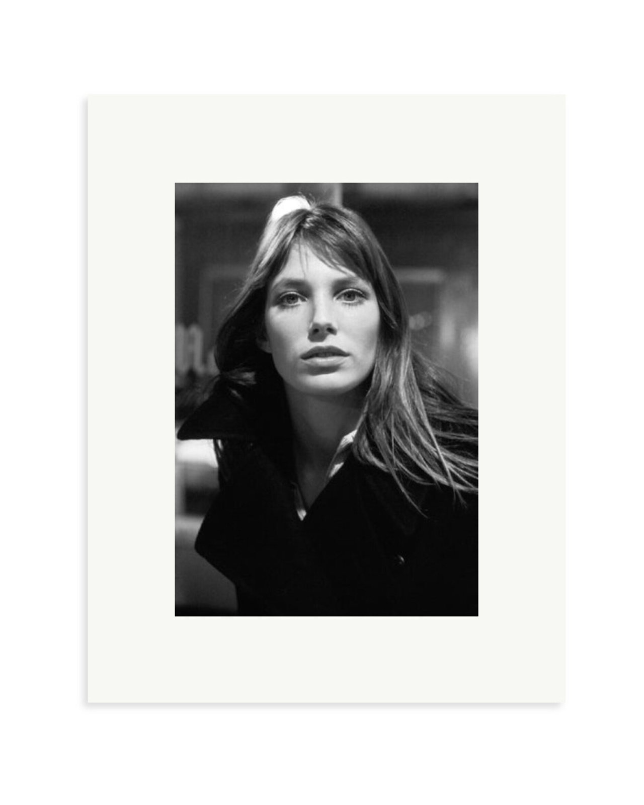 Jane in Paris, Black and White Print Only / Small