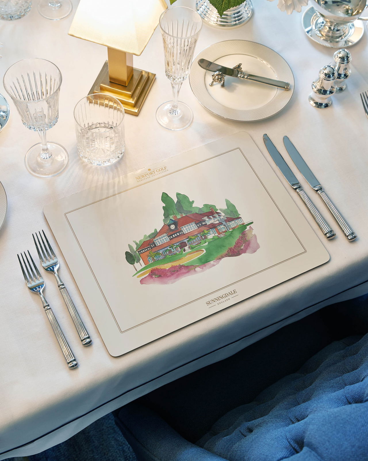 Clubhouse bordstablett vit 6-pack