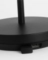 Doppia Accent Rechargeable Table Lamp Black
