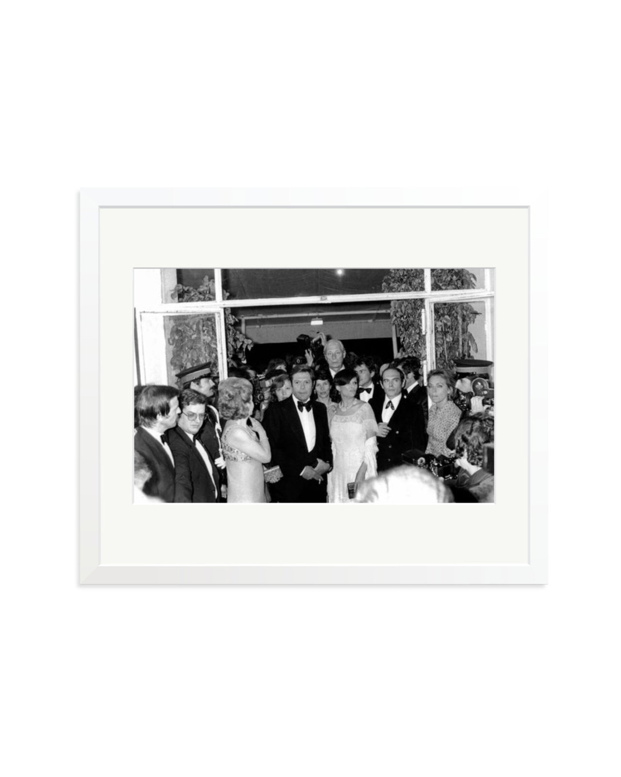 Mastroianni and Cardinale in Cannes White / Large