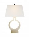 Ring Form Table Lamp Alabaster Small