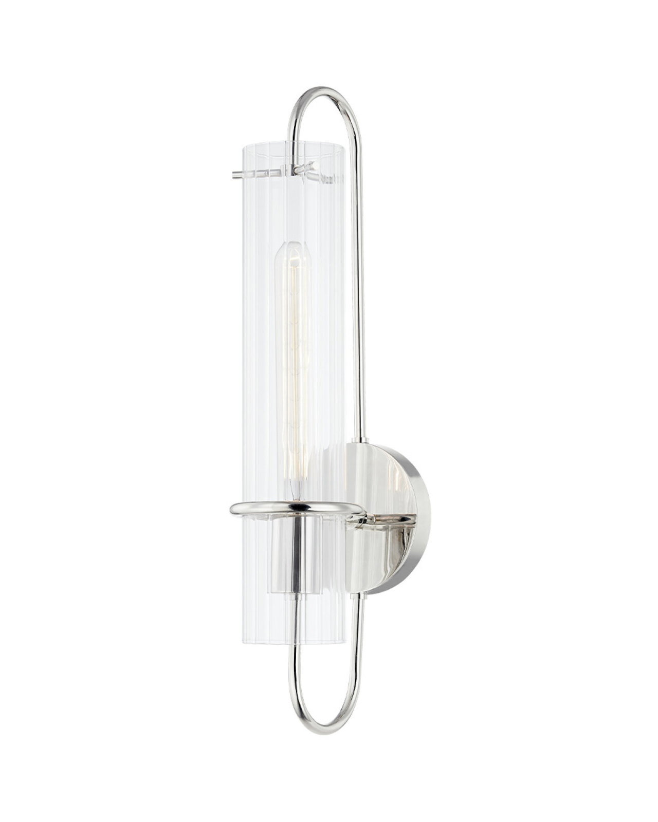 Beck vegglampe nikkel