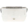 Mezan Large Flush Mount Polished Nickel