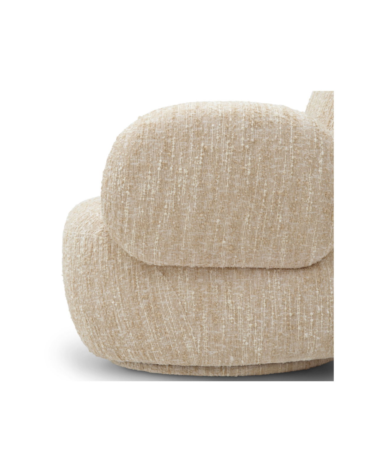 Madrone fåtölj bouclé sonata cream