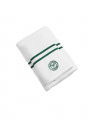 Wimbledon Baseline Stripe Towel Green set of 2