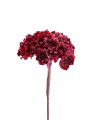 Hydrangea Decorative Branch Burgundy
