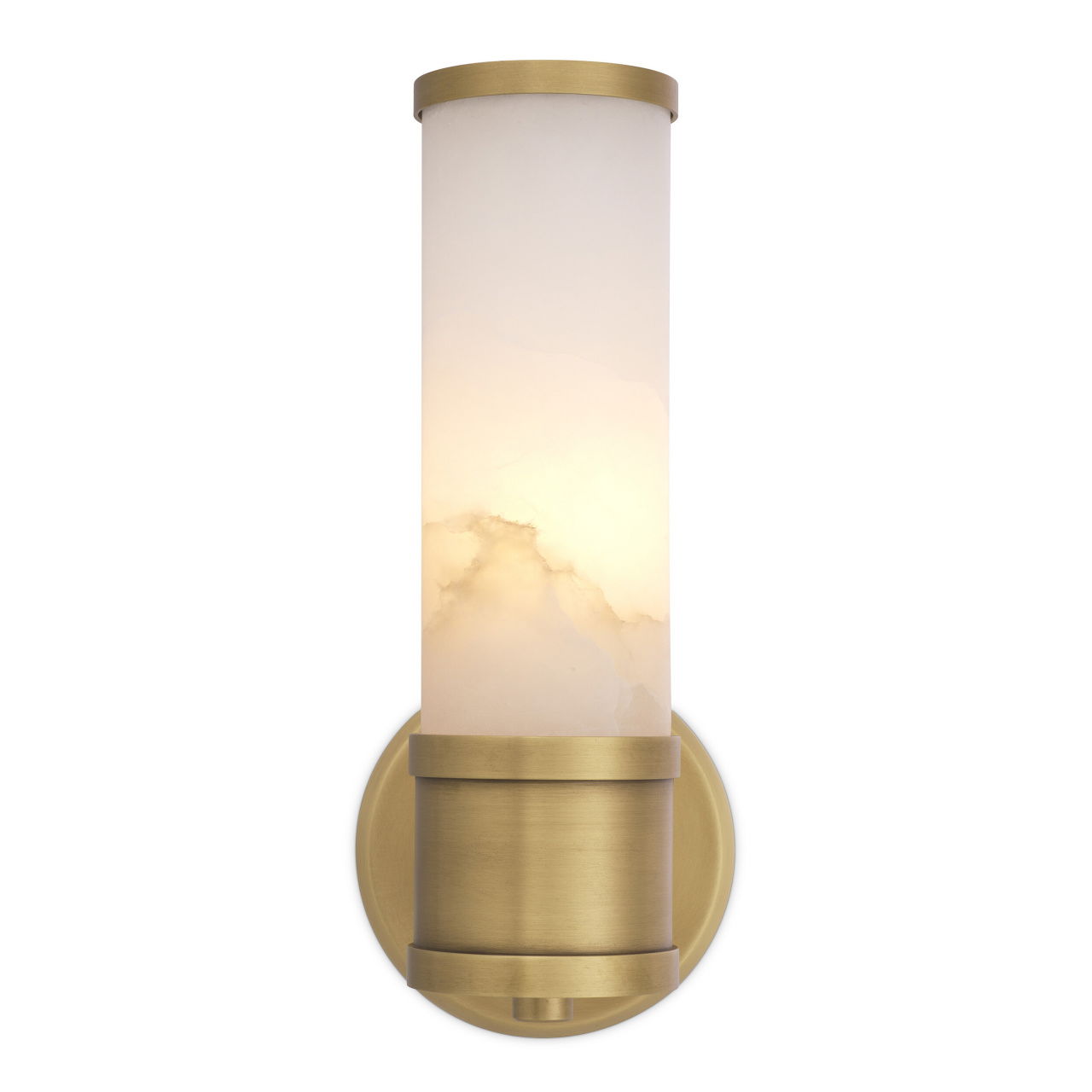 Claridges Single Wall Lamp Antique Brass