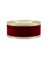 Cindy textilband burgundy/guld 9m