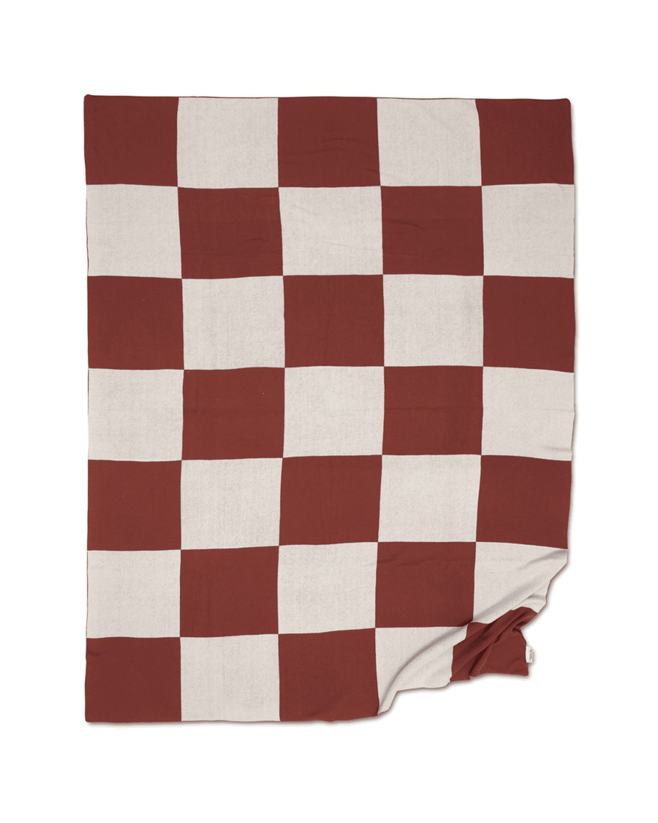 Square Throw Dark Terracotta