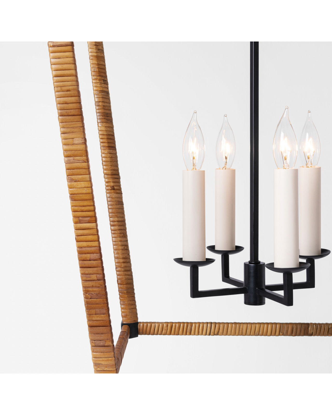 Darlana wrapped taklampa aged iron M