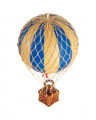 Floating The Skies Hot Air Balloon Blue Double