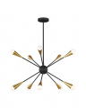 Jax Medium Chandelier Midnight Black