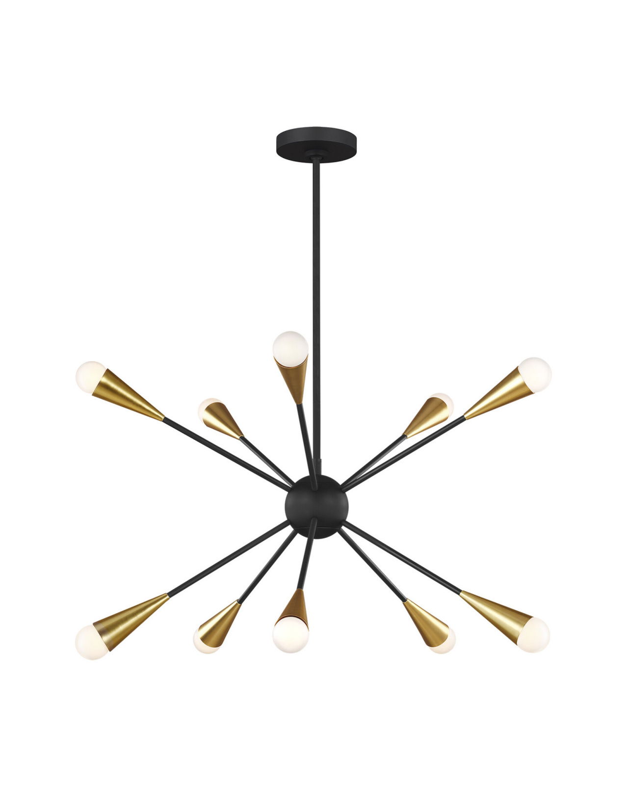 Jax Medium Chandelier Midnight Black