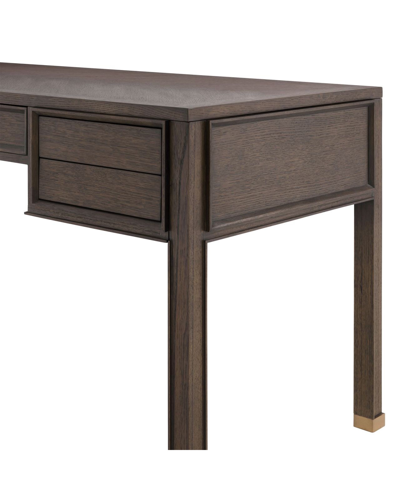 Melchior skrivbord brun OUTLET