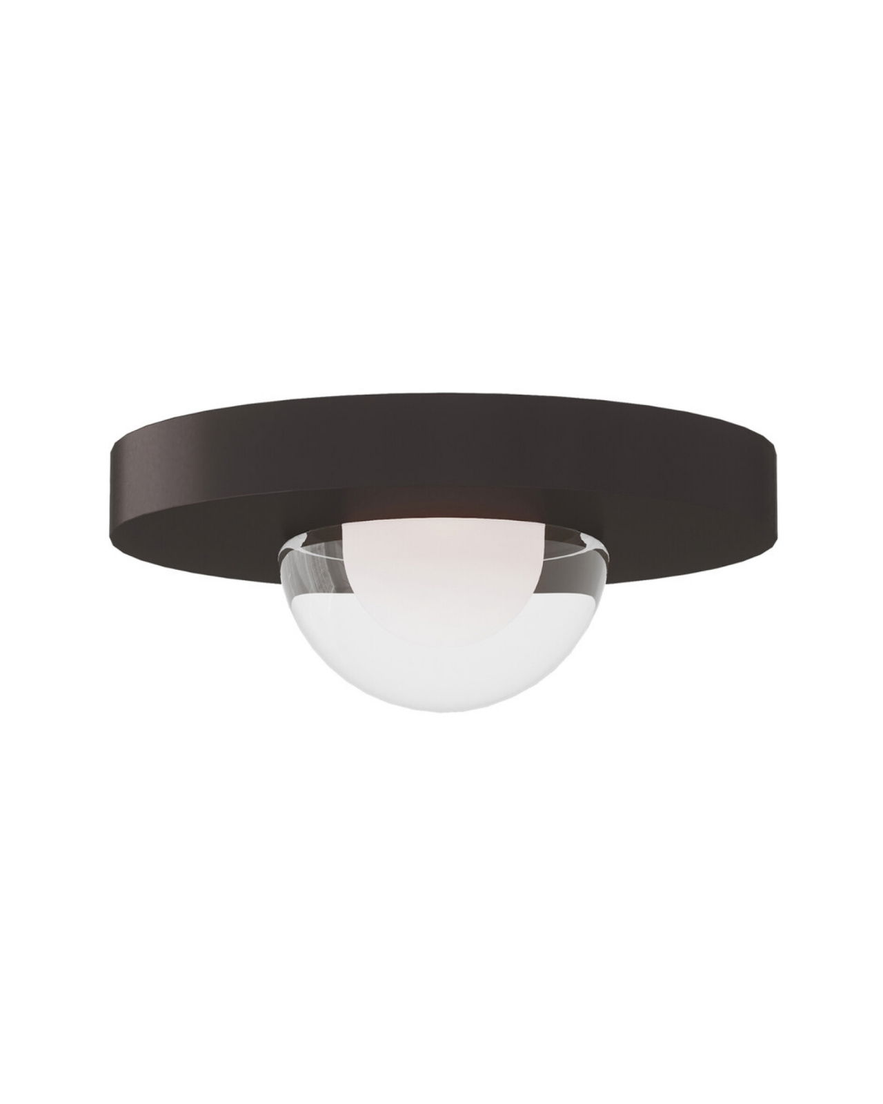 Ebell Mini Flush Mount Dark Bronze