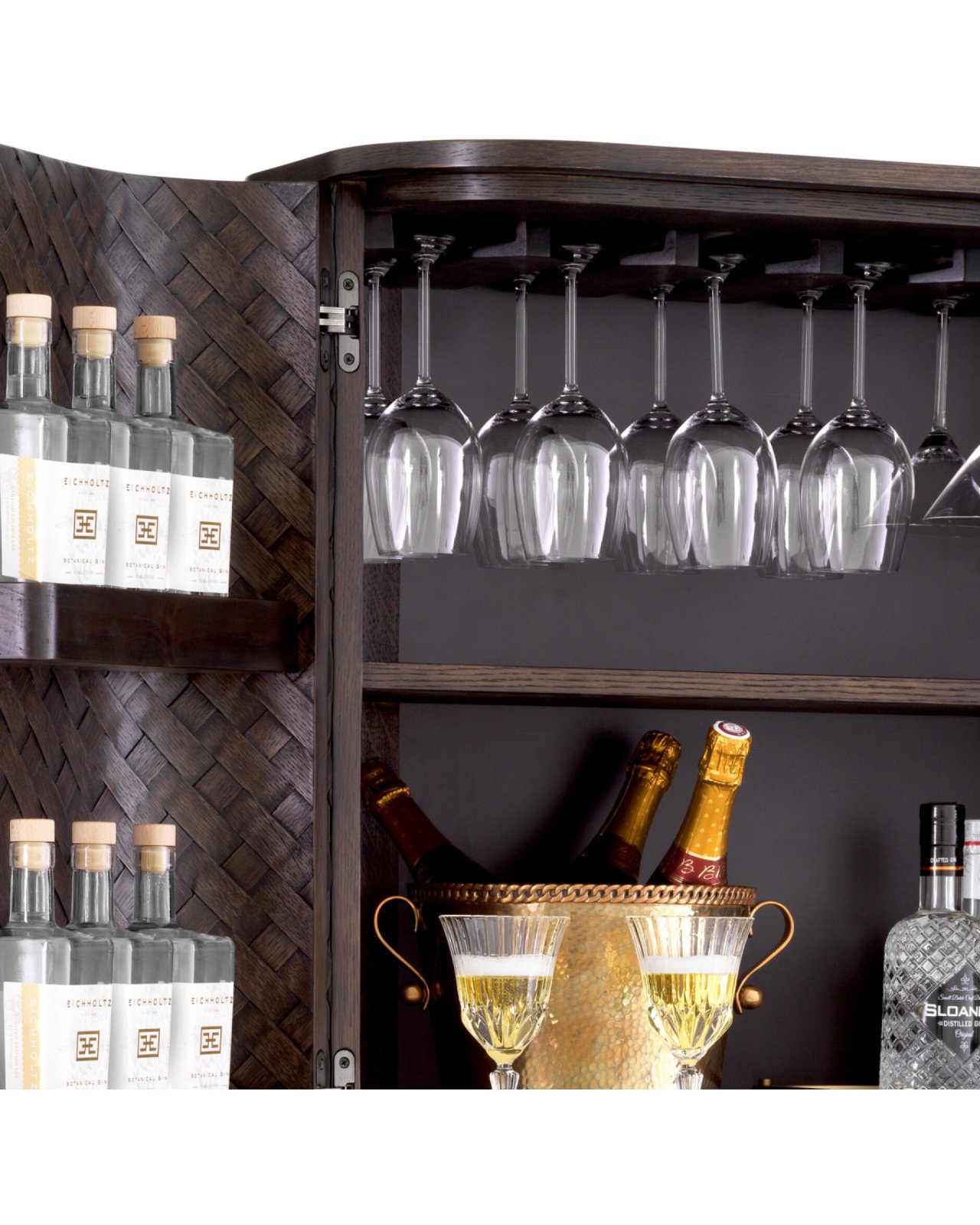 Nilsson Wine Cabinet Oak Veneer