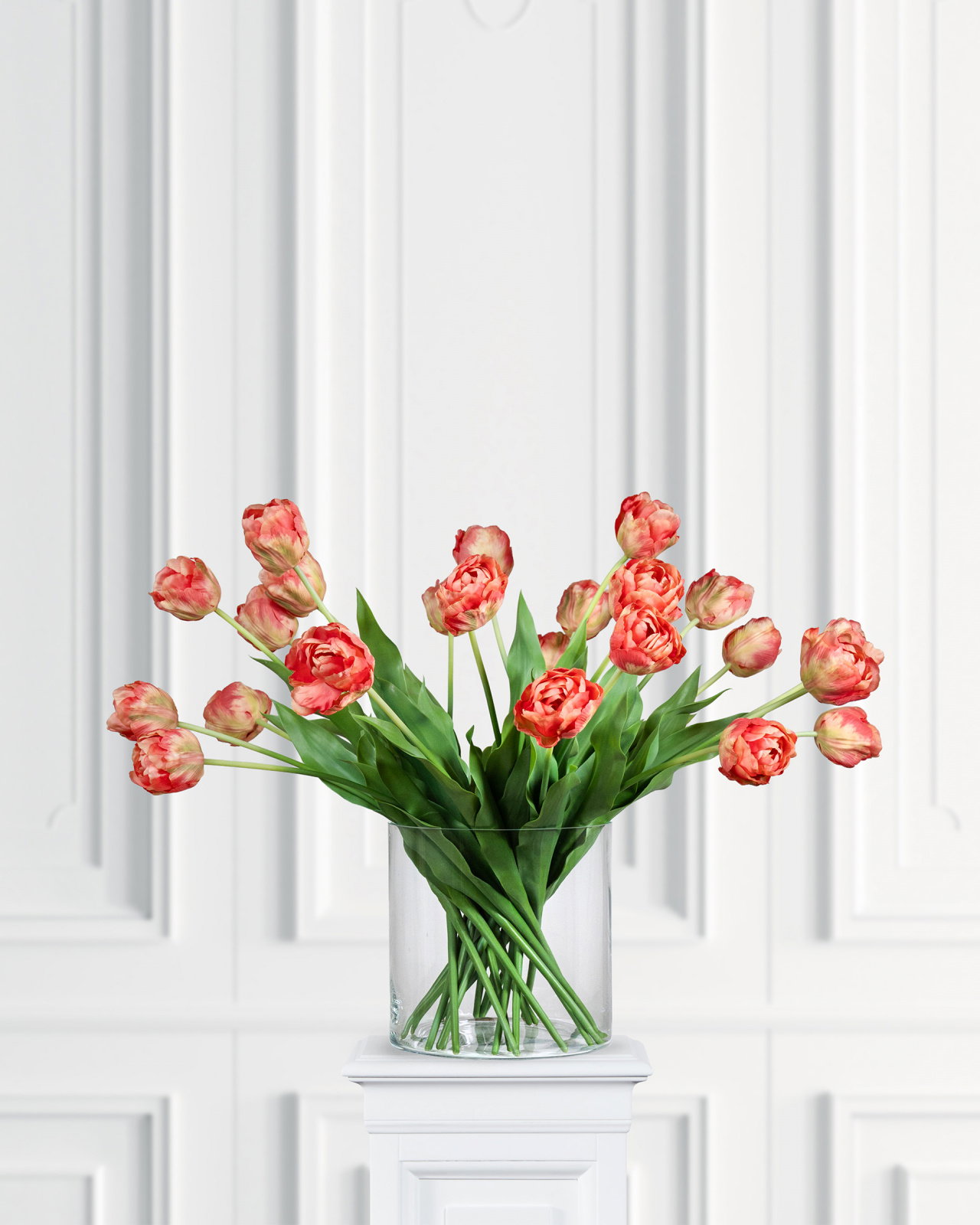 Tulpan snittblomma mörkrosa