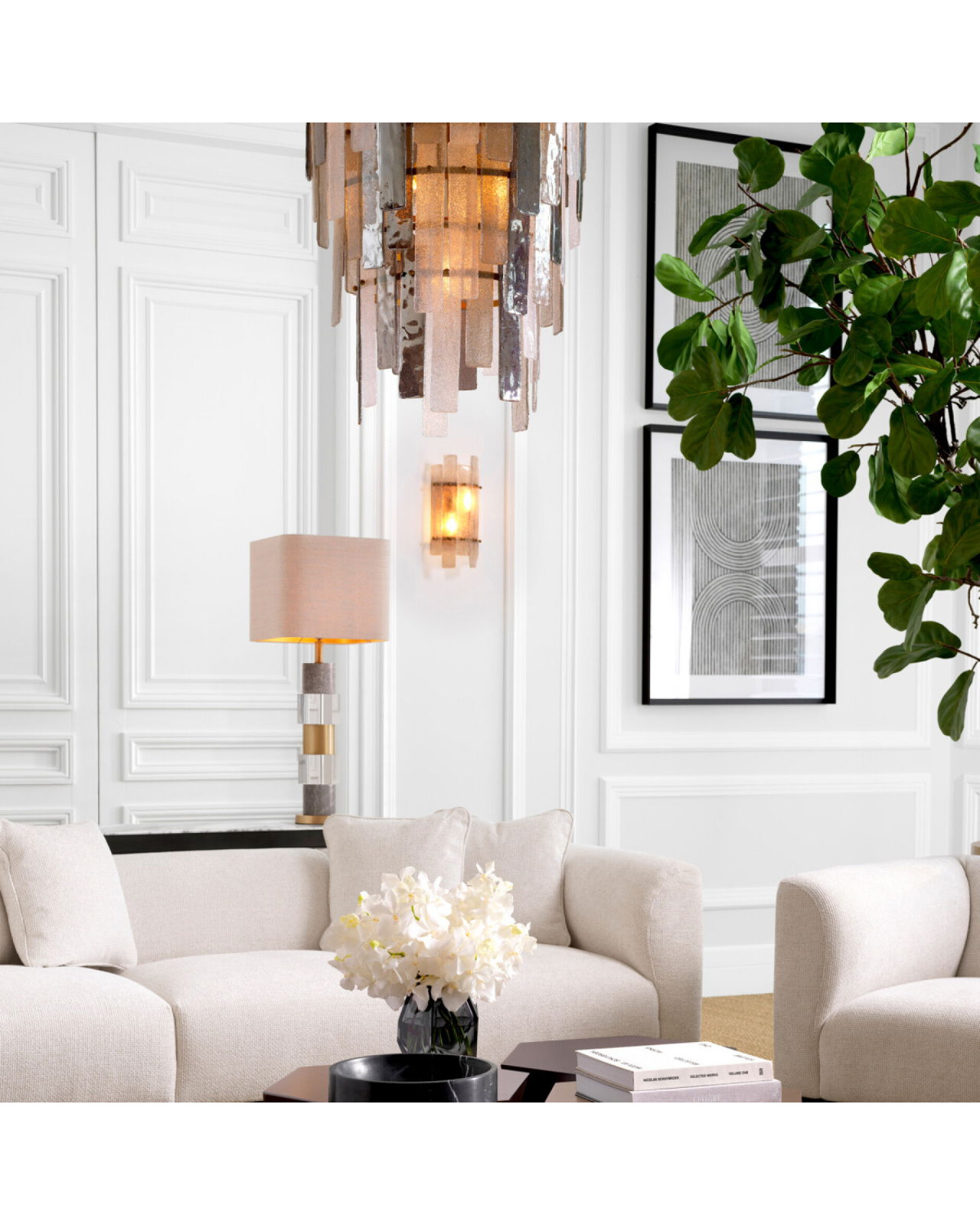 Greyson Chandelier Antique Brass