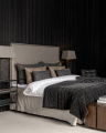 Schicke Tagesdecke washed black