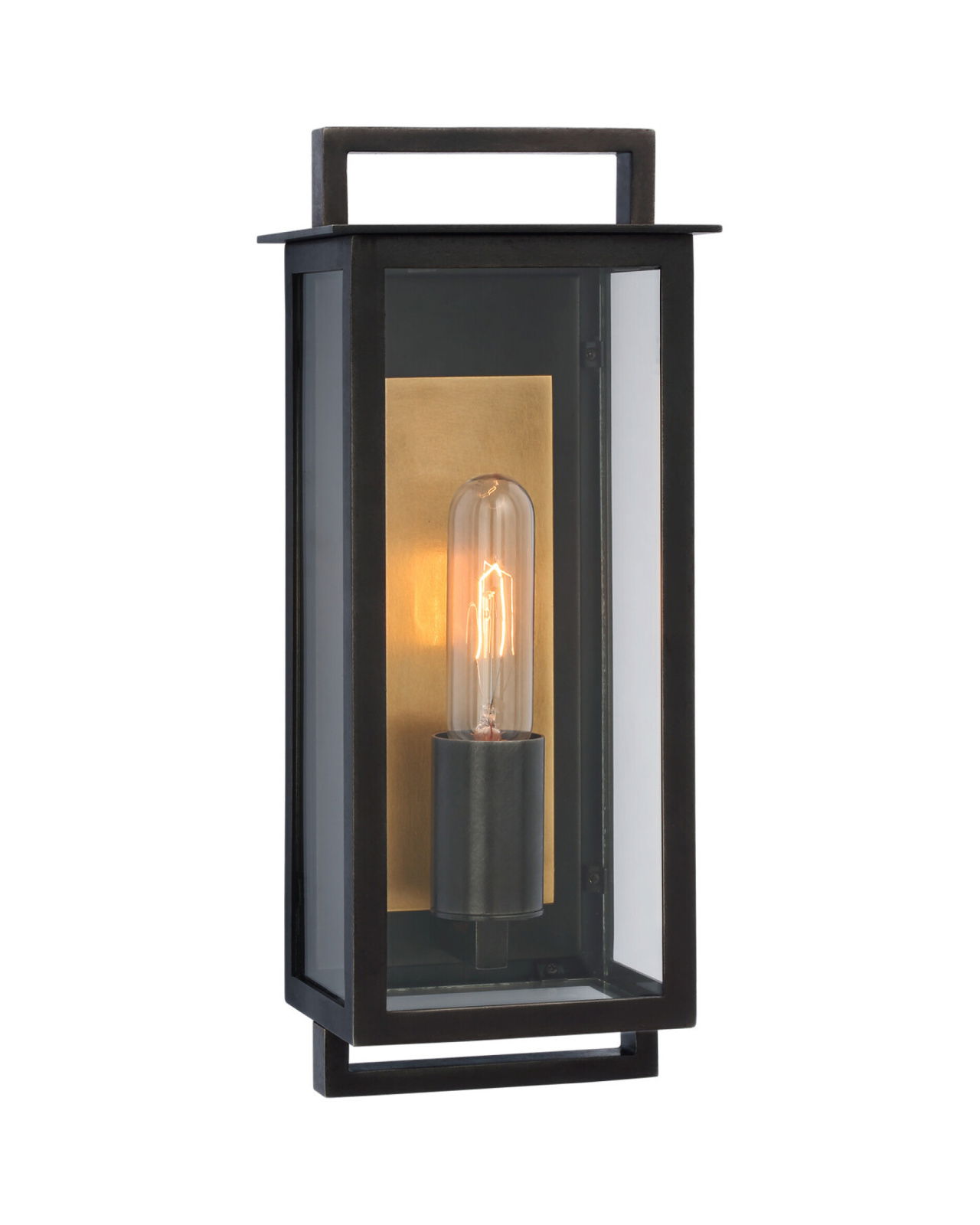 Halle Narrow Wall Lantern Black S