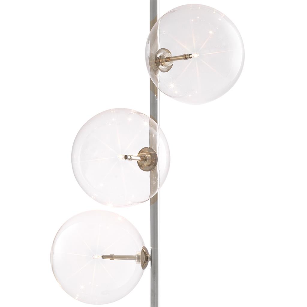 Tempo floor lamp Silver