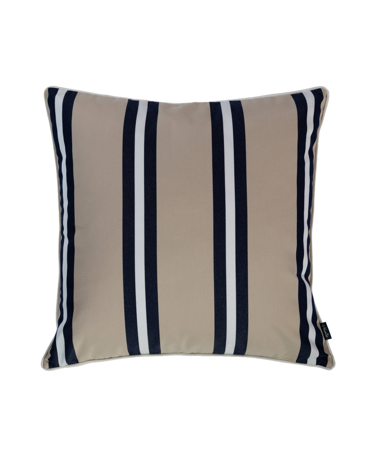 Cricket Stripe kuddfodral beige/blå