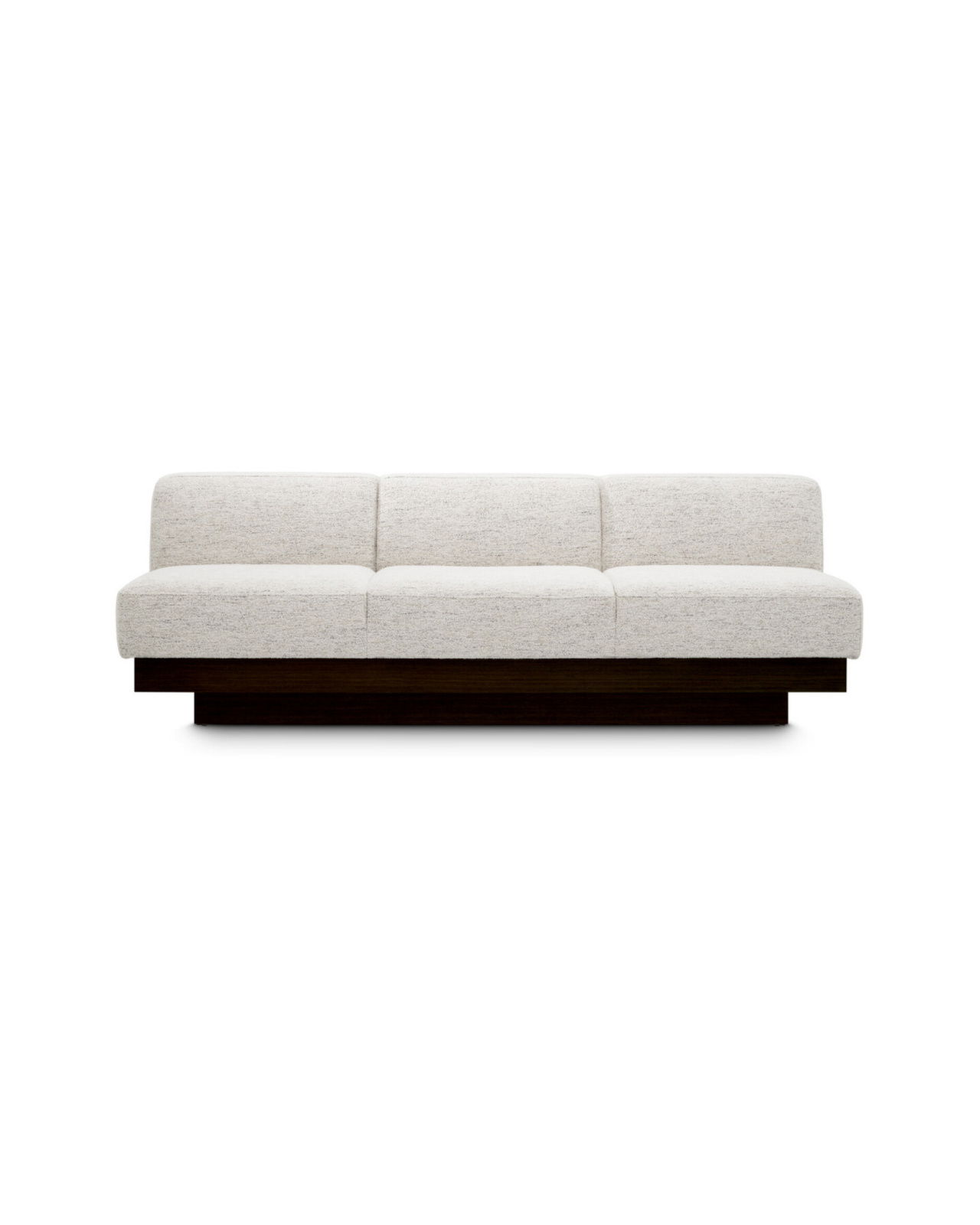 Bastion Sofa Seashell Off-White/Charcoal Veneer