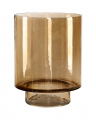 Reef Candle Holder Smoke Brown