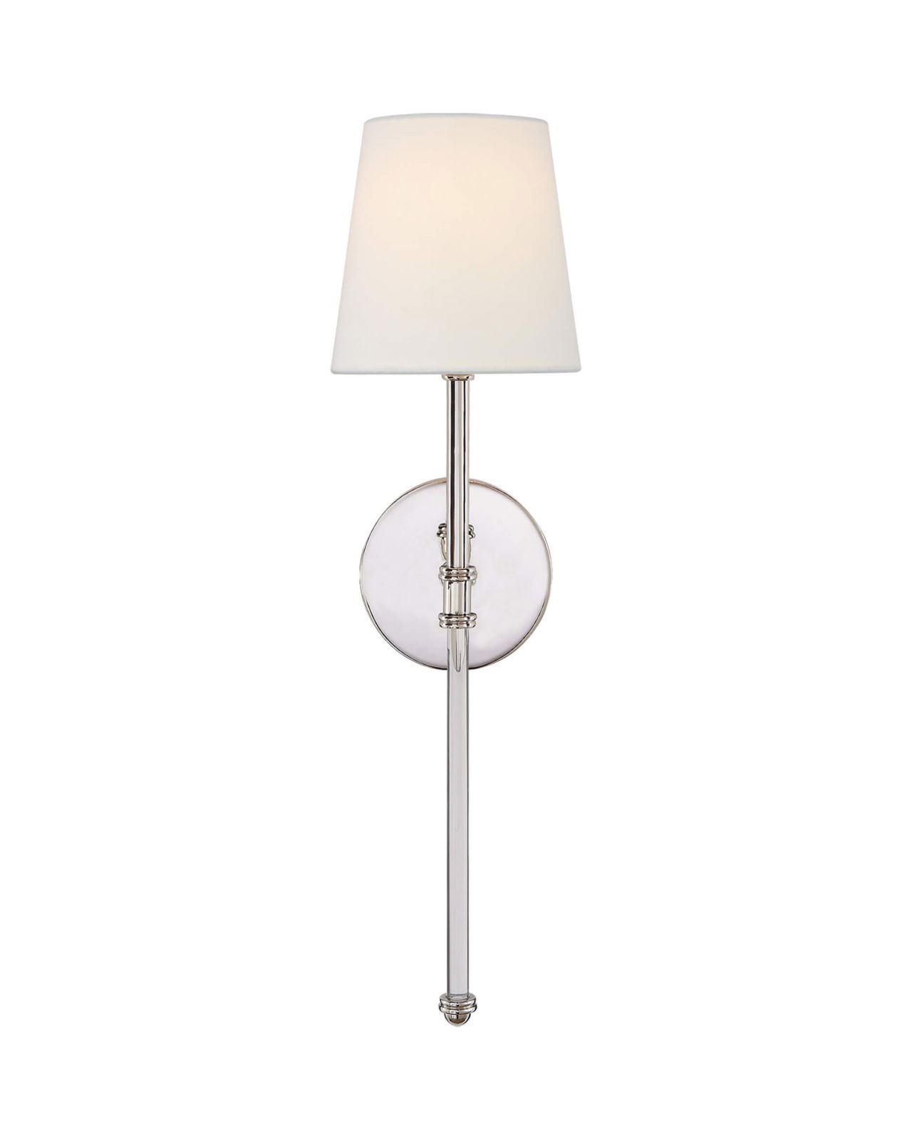 Camille Long Sconce Polished Nickel