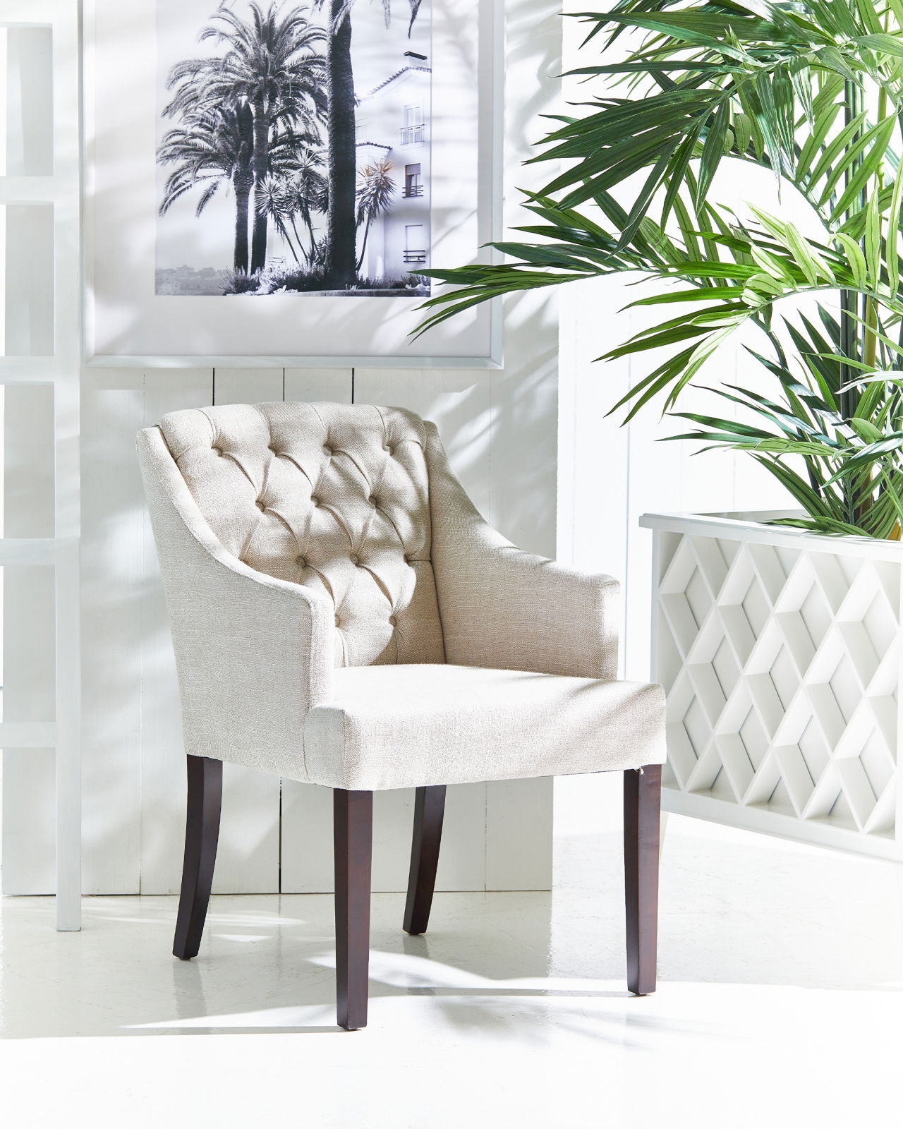 Newport Delano karmstol sandfarget