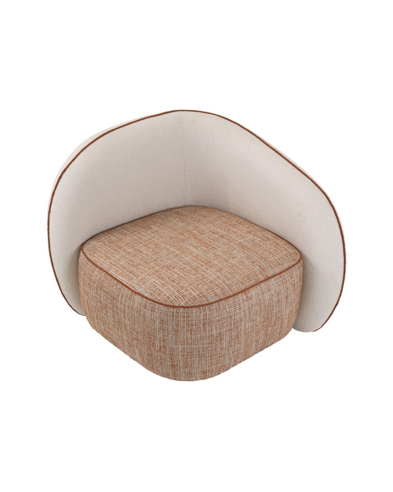 San Marino fåtölj sarra off-white höger