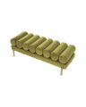 Oxley Bench Savona Vintage Green Velvet