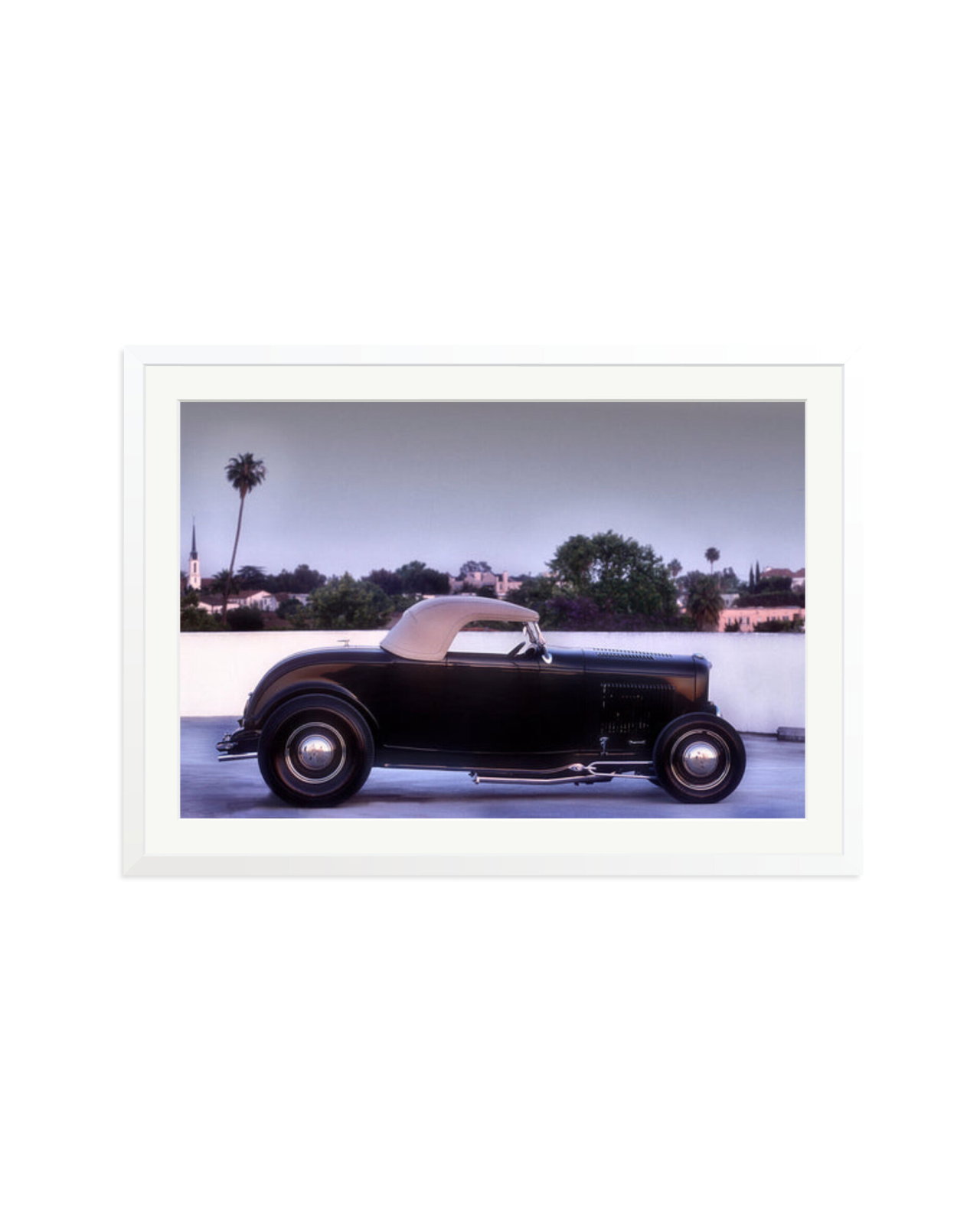 Ford A Hotrod White / XXL