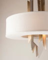Modernistisk taklampe sølv
