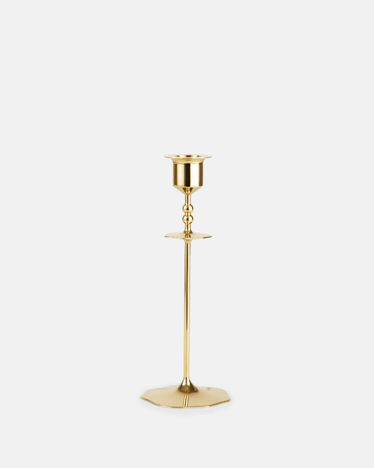Veermakers Bluebell candlestick brass