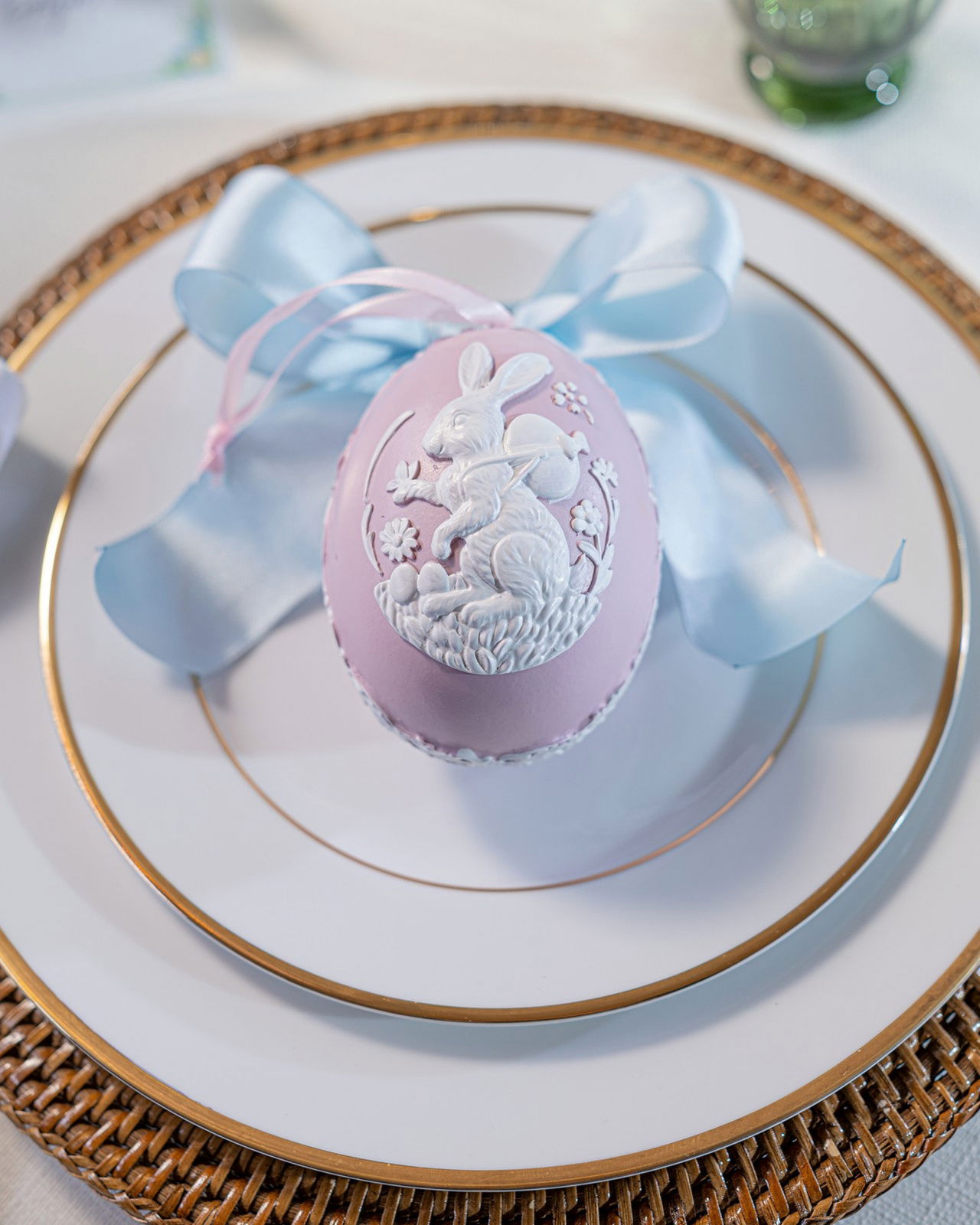 Estrid påskägg hängande dekoration lila