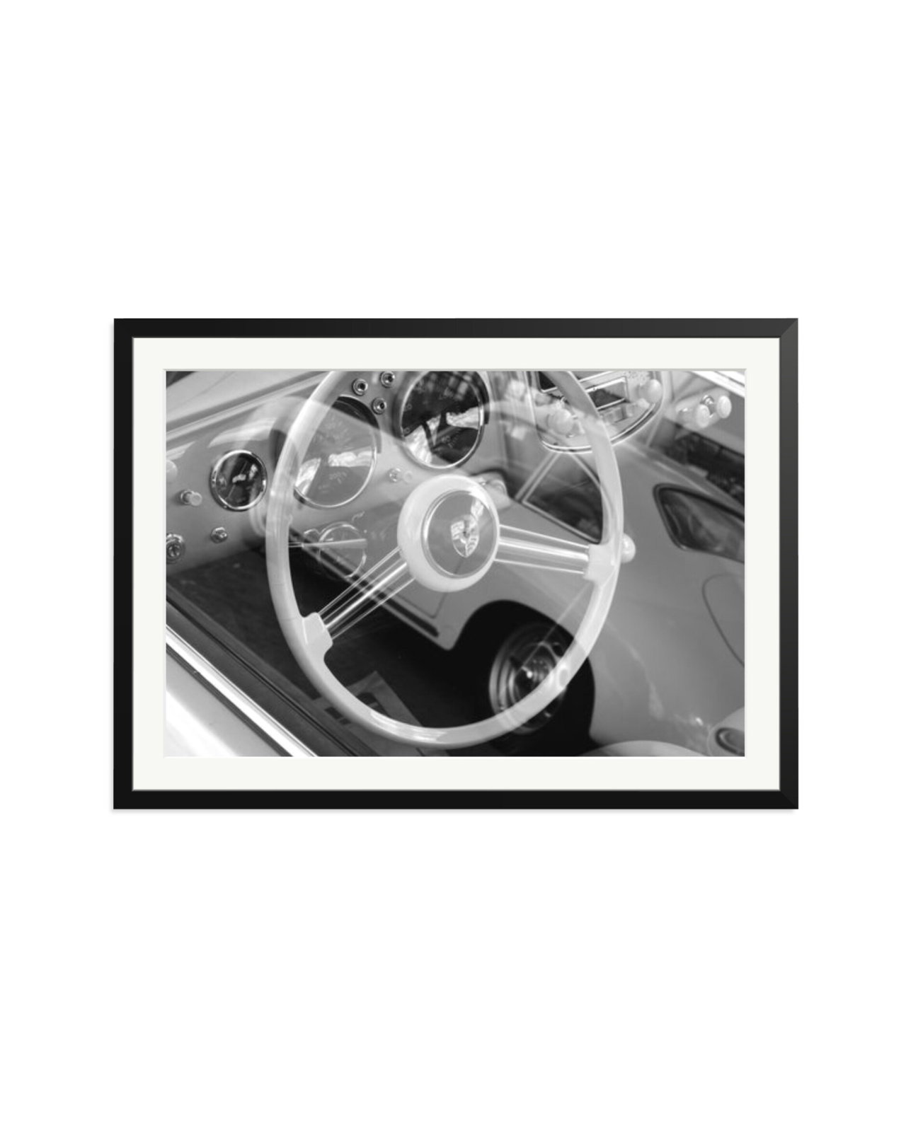 Porsche Steering Wheel Black / XXL
