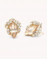 Petite Camille Earrings Golden Shadow