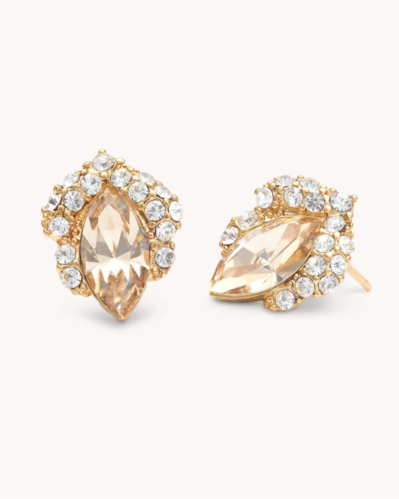 Petite Camille Earrings Golden Shadow