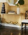 Jacques console table brass