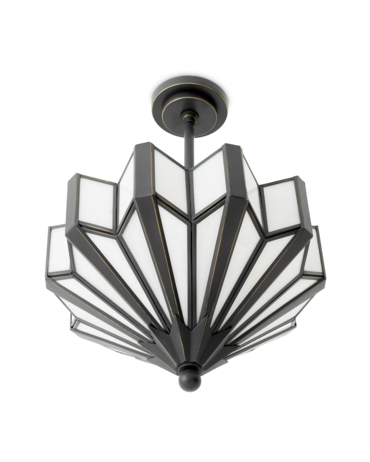 Victory plafondlamp brons