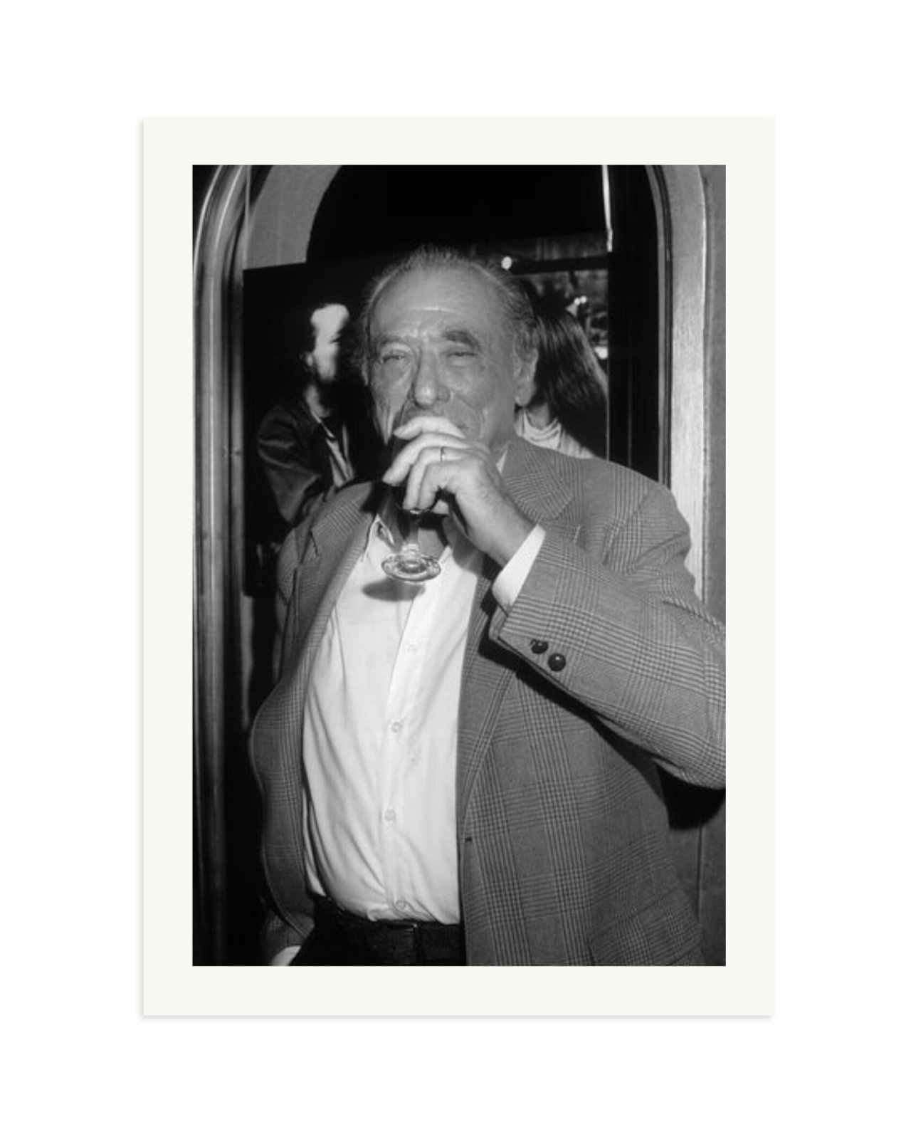 Charles Bukowski Portrait Print Only / XXL