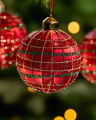 Holly Bauble Red 3-pack